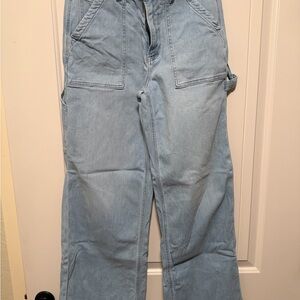 American Eagle Outfitters Light Blue Wide leg Jeans